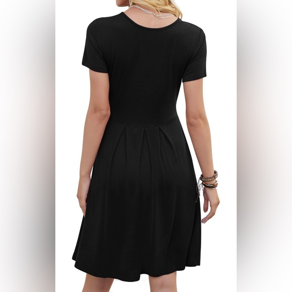 DouBCQ Flowy Pleated Dress With Pockets Sz 2X - Picture 2 of 16